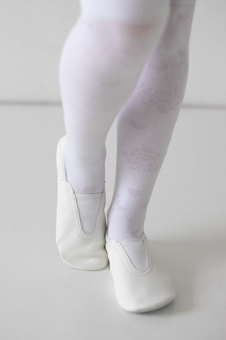 Дитячі чешки білі на резинці